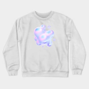 fluid holographic Crewneck Sweatshirt